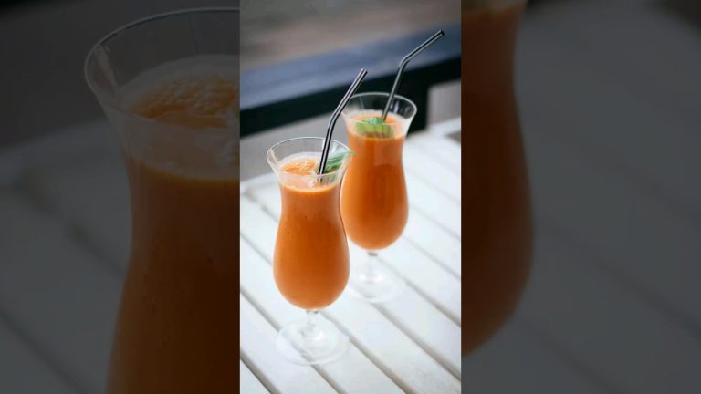 Banana Peach smoothie for weight loss #smoothie #smoothierecipes #burnbellyfatfast #shorts