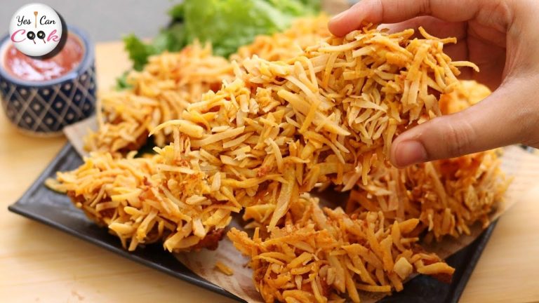 Ramadan Special 🌙 Crispy Thread Chicken Recipe by (YES I CAN COOK)