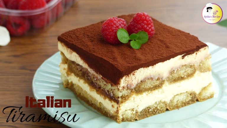 তিরামিসু – ইতালিয়ান ডেজার্ট | Tiramisu Recipe | How to Make Tiramisu | Italian Dessert Recipe