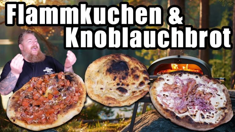 Flammkuchen & Knoblauchbrot mit TFA (Teig für Alles) – BBQ & Grillen für jedermann!