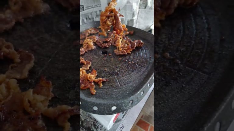 GRILLING KOREAN BBQ 🥓🥘🥢😋  || #SHORTS