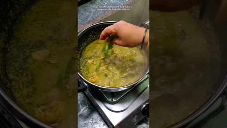 😋अदभुत ग्रीन चिकन रेसींपी|Green Chicken Recipe #shorts