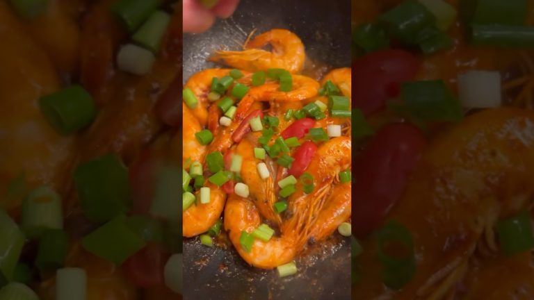 Shrimps for 🍽️ dinner #seafood #shorts #asmr #dinner #recipe