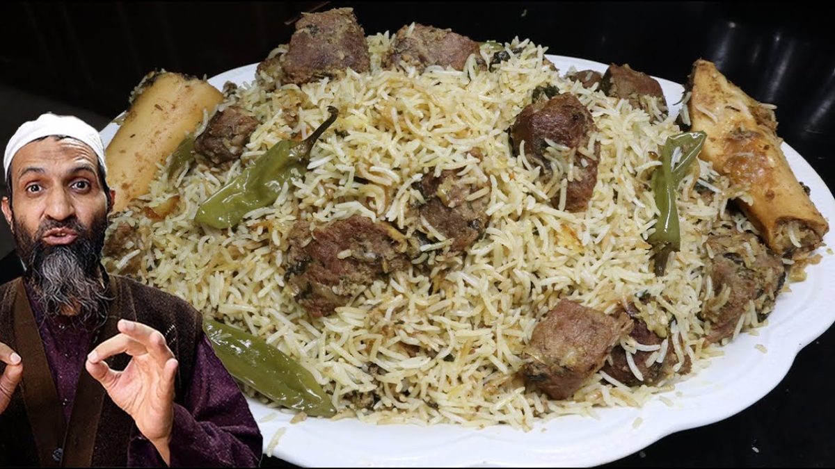 Beef Sufyani Biryani By RecipeTrier | Beef Biryani | White Biryani