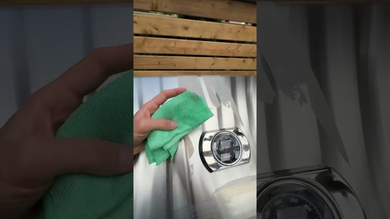 How to clean a stainless steel bbq 😏