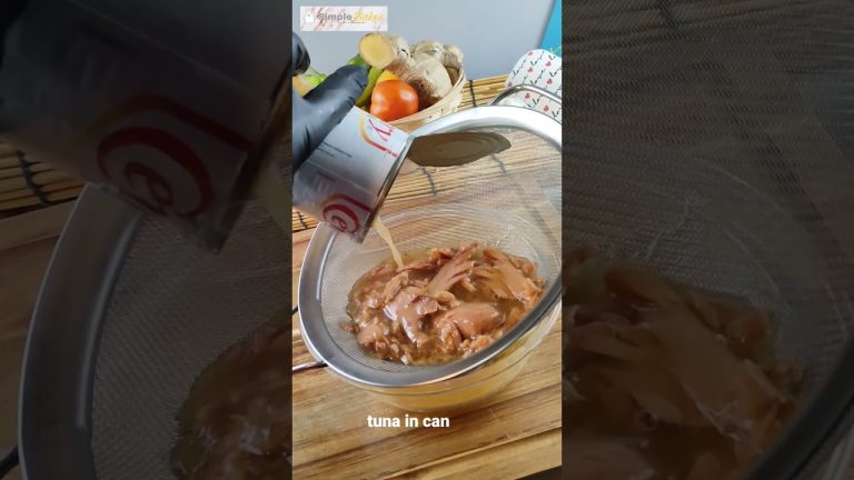 Don't just eat tuna from can , Do this instead!  #food #recipe #shortsvideo