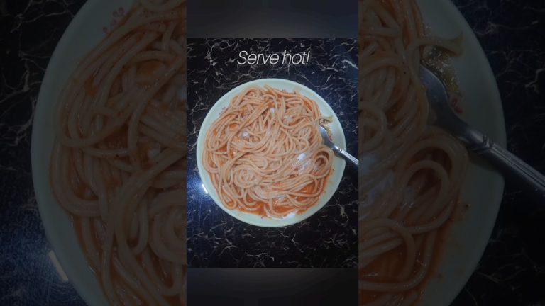 EASIEST ONE POT SPAGHETTI PASTA RECIPE IN 10 MINUTES #vegetarian #weightloss #recipe #easy