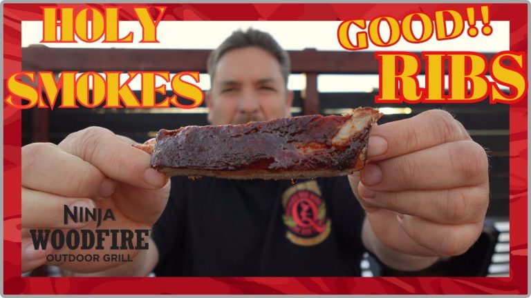 How to make Smoked BBQ pork ribs on the Ninja Woodfire.