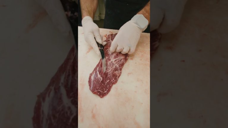 Would you grill these Tajima Wagyu flat irons?? 🔥😋 #shorts #wagyu #beef #steaks #butcher