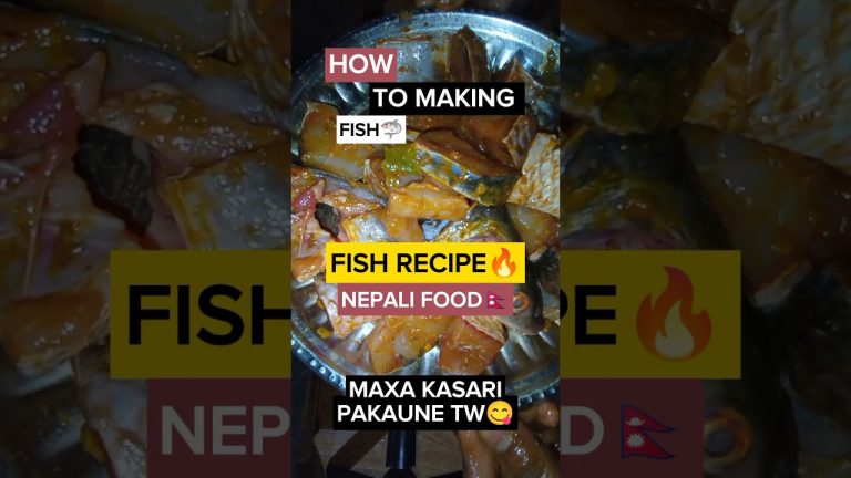 NEPALI FISH RECIPE😋🔥(MINI VLOG)#Recipevideo#fishrecipe