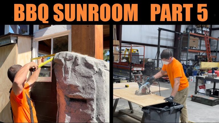 BBQ Sunroom Transformation (Part 5)