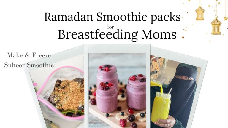 High Protein Smoothie Packs for Ramadan | Breastfeeding Protein Smoothie Packs