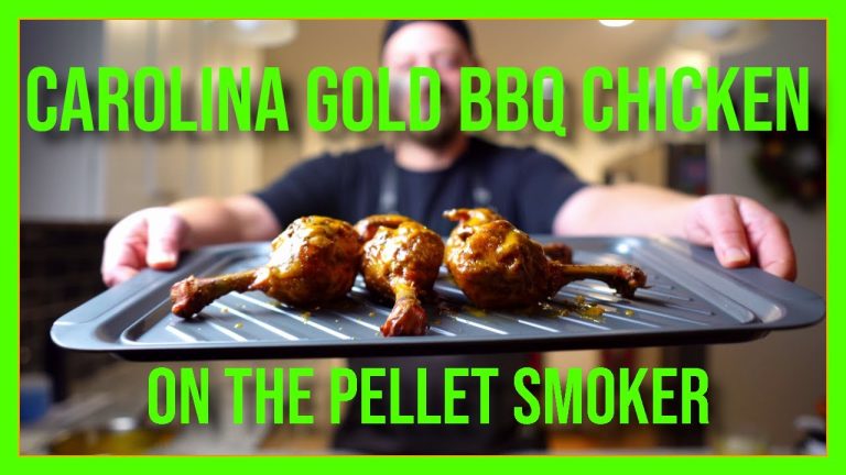 How to smoke Carolina Gold BBQ Chicken – Tangy, Sweet, and Amazing!