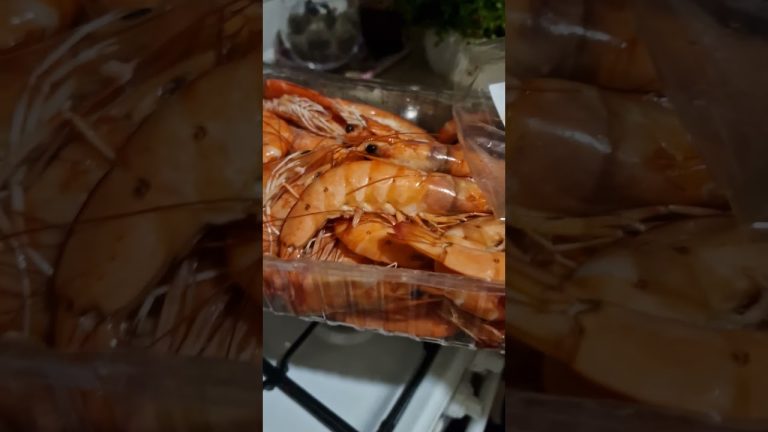 Королевские креветочки на ужин 😄