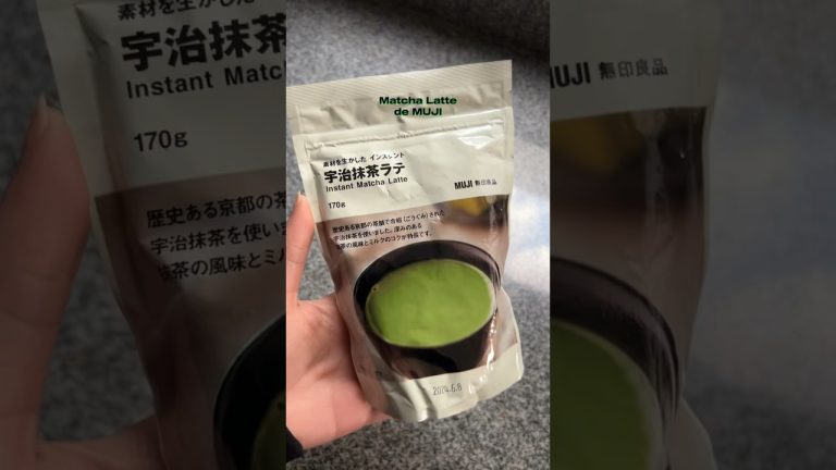 #Matcha Latte instantaneo de MUJI que compré en #japón 🍵🇯🇵