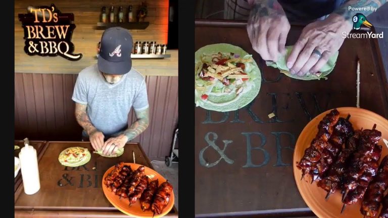 BBQ Chicken Tacos or Wraps