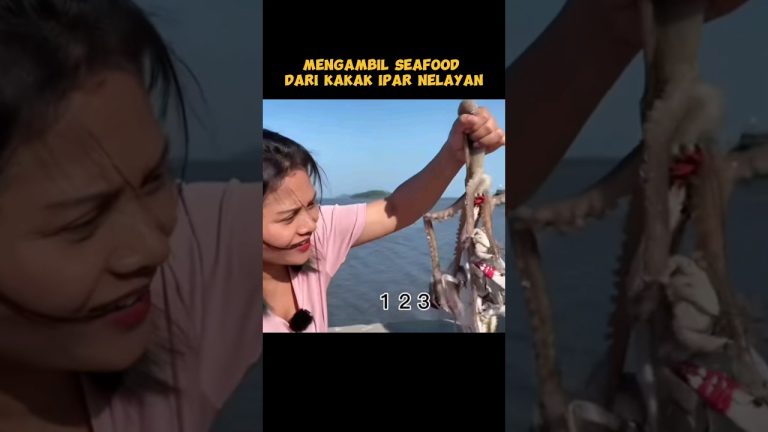 Mengambil Seafood dari kakak ipar nelayan