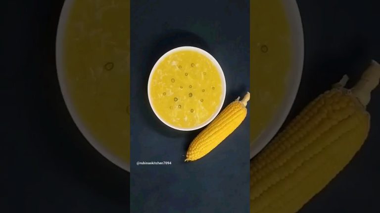 Chicken Corn Soup Recipe #chicken #Soup #shorts