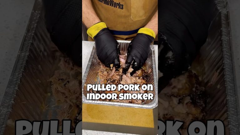 First cook on the Smart Indoor Smoker! 💨 #foodshorts #bbq