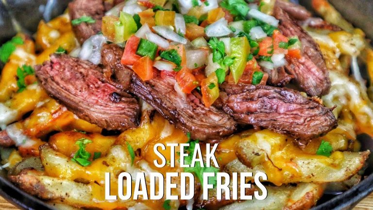 The Best Steak Loaded Fries Recipe Ever (Carne Asada Fries)