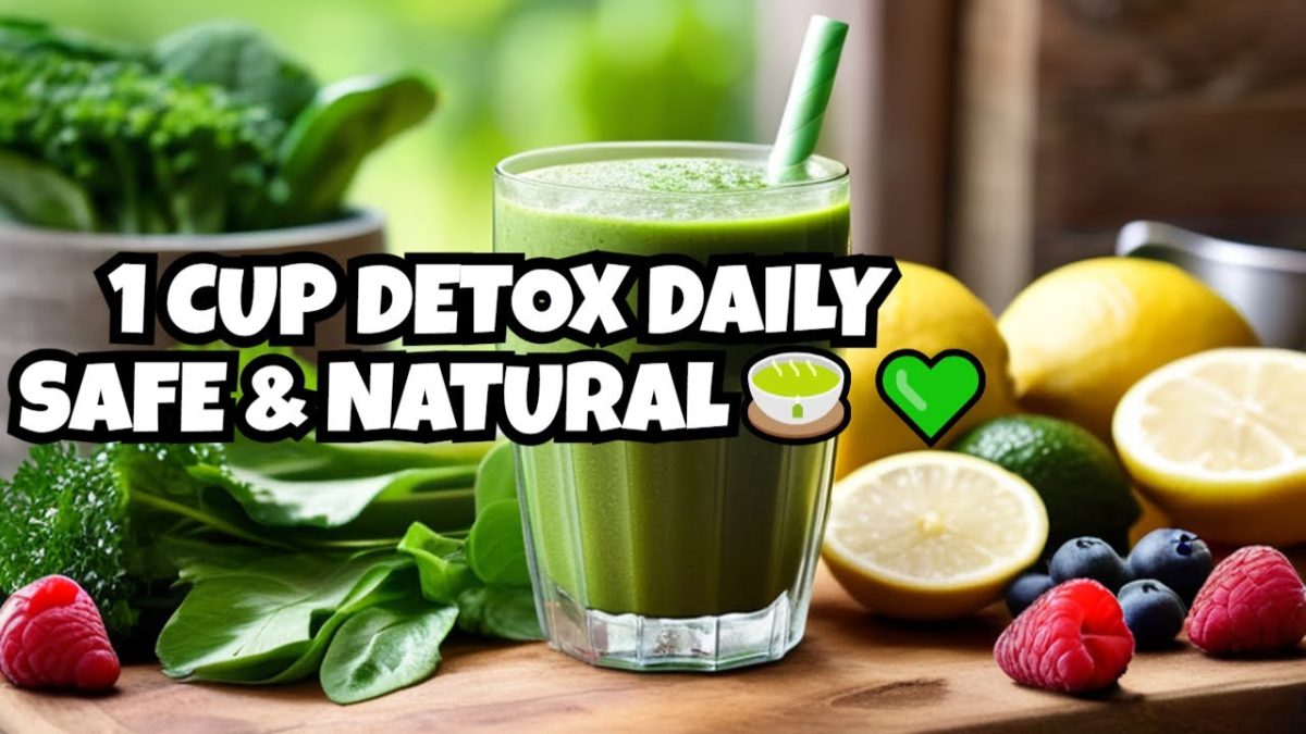1 CUP DAILY DETOX SMOOTHIE: Naturally CLEANSE Your COLON for Optimal HEALTH 🍵💚