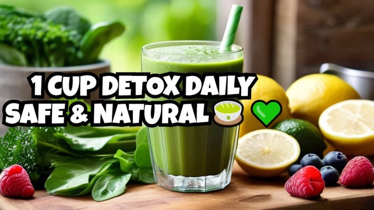 1 CUP DAILY DETOX SMOOTHIE: Naturally CLEANSE Your COLON for Optimal HEALTH 🍵💚