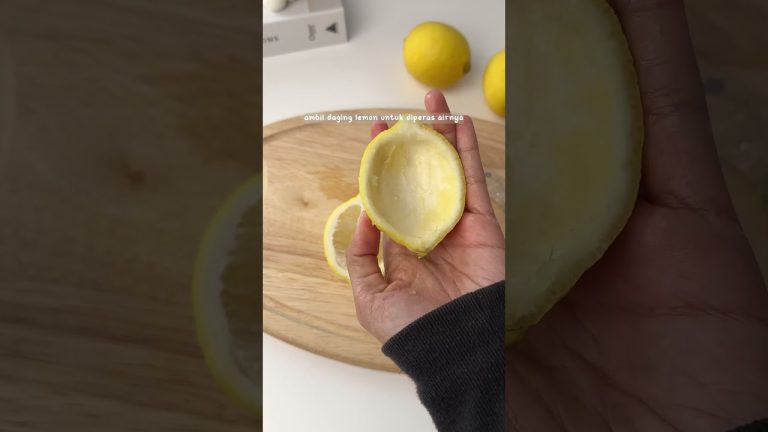 Dessert unik makan pake kulit lemonnya! 🤪🍋 Creamy dan super seger, bahannya juga simple lho !