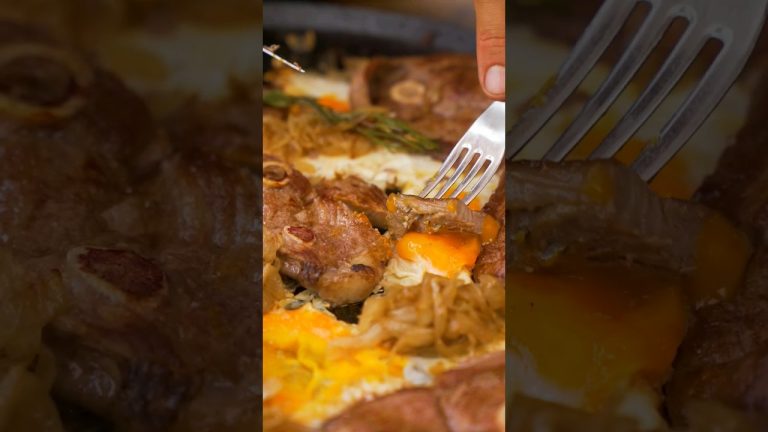 Trajimos un pedacito de sur con nosotros: Bifes de Cordero Santacruceño 🔥