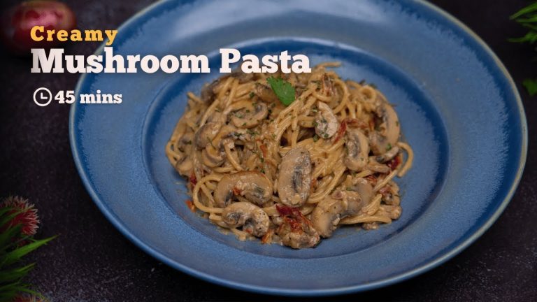 Creamy Mushroom Pasta | Mushroom Pasta | Easy Dinner Recipes | Cookd