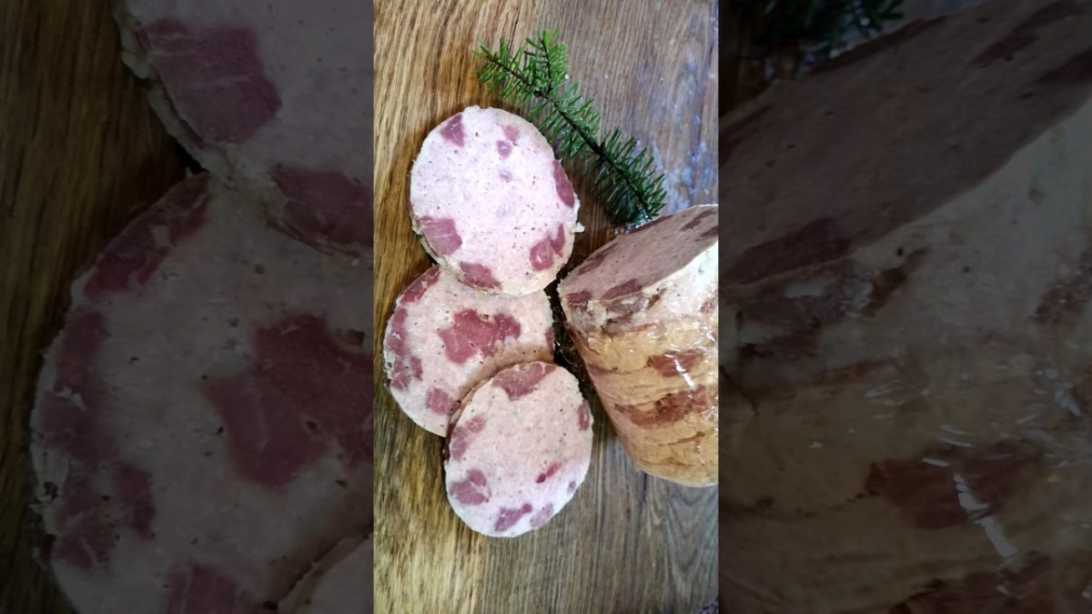 Schab z Wołowiną. Wędlina domowa z szynkowara. #wędlinydomowe #sausage #keto
