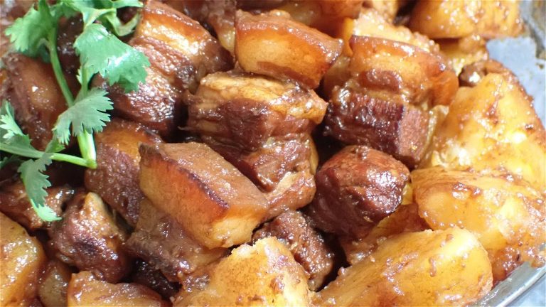 Chinese Braised Pork Belly w/ Potatoes | Braised Dishes