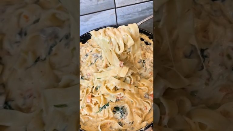 Brza kremasta pasta #recepti #večera #pasta