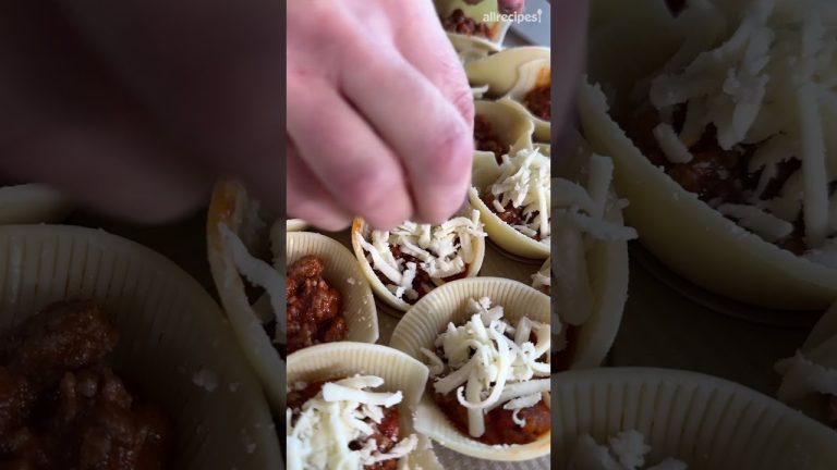 Easy Lasagna Cups
