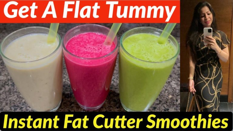 3 Instant Belly Fat Cutter Smoothies | Flat Belly/Stomach Smoothie | Lose Belly Fat|Lose Weight Fast
