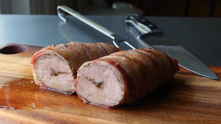“New Year's Baby” Porchetta – Bacon-Wrapped Pork Tenderloin Roast – Mini Porchetta Recipe