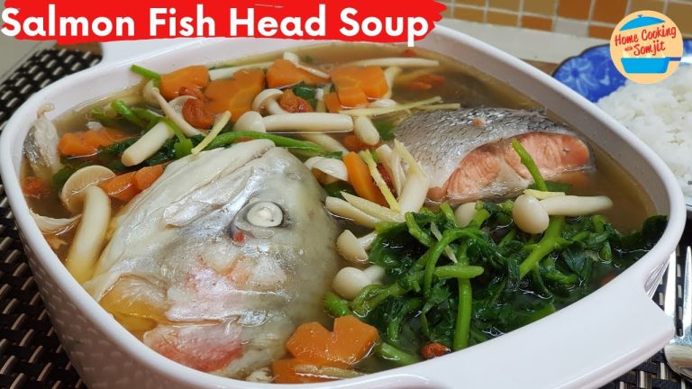 Fish Soup Recipes: Salmon Fish Head Soup in 15 Minutes!