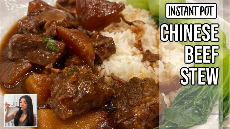 🥩 Instant Pot Chinese Beef Brisket Stew with Daikon EASY Recipe (蘿蔔燜牛腩) | Rack of Lam