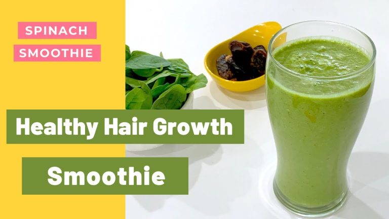 Healthy Hair Growth Smoothie | NO MILK Added || Spinach Smoothie