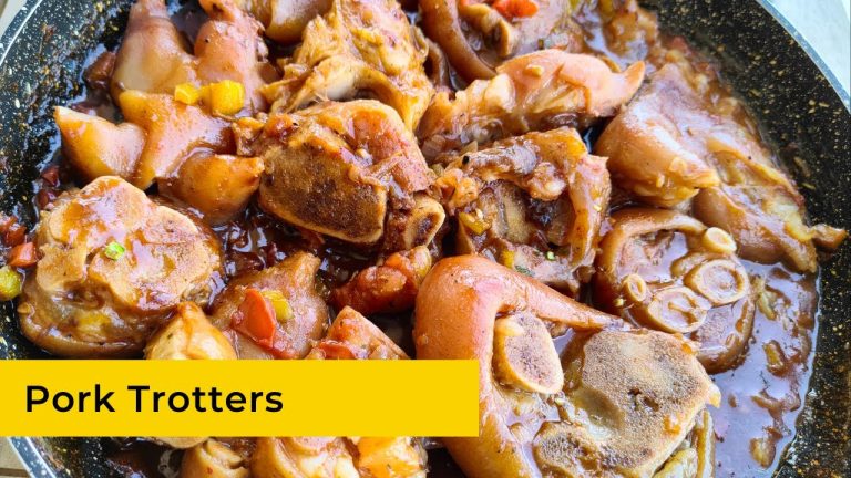 PORK TROTTERS I How To Make South African Pork Foot /Trotters Recipe / Jokbal/ Amanqina/Dingatha
