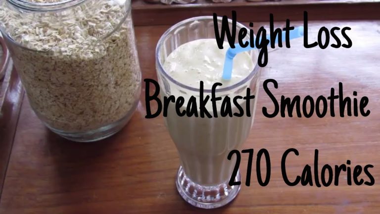 Fast Diet Weight Loss Smoothie- 270 Calories Fat Burning Breakfast Oats Smoothie – Fat Cutter Drink