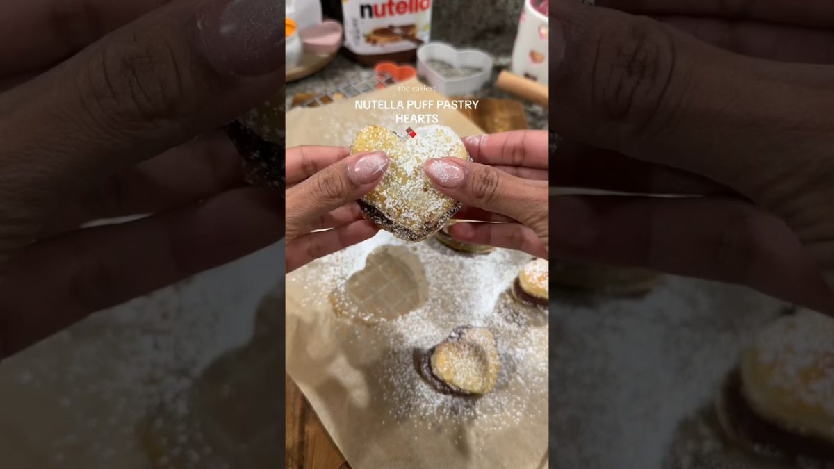 Super EASY Delicious Nutella Dessert♥️ #easydessertideas #nutellarecipes #puffpastryrecipes #yum