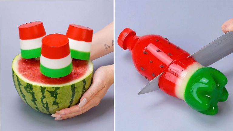 Fresh Watermelon Cake Decorating Tutorials | Quick And Easy Dessert Ideas