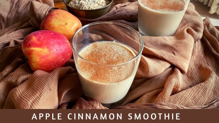 Apple Cinnamon Smoothie Recipe | Healthy Breakfast Smoothie