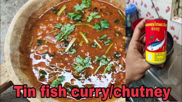 Easy Tin Fish Recipes| Canned Mackerel Recipe| Tin fish Chutney or Curry in 10 mins