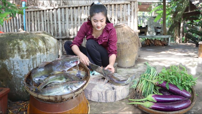 Countryside mommy yellow catfish with eggplants / 2 yummy recipes with yellow catfish