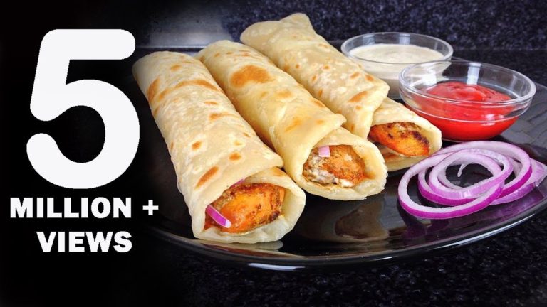 Chicken Paratha Roll Recipe – Ramadan Recipes by (HUMA IN THE KITCHEN)