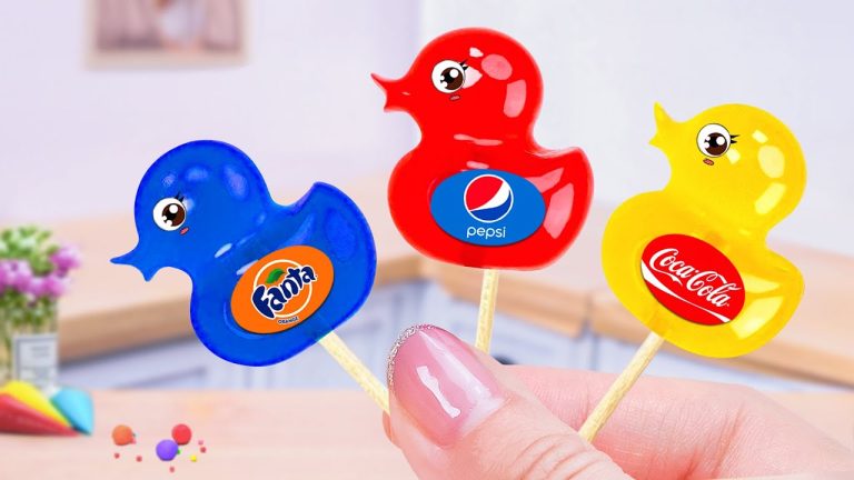 Duck Jelly Making from COCA COLA – FANTA – PEPSI 🌈 Miniature Honey Jelly Dessert Recipes 🌈