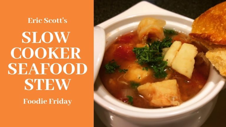 Slow Cooker Seafood Stew Recipe — Foodie Friday with Eric Scott
