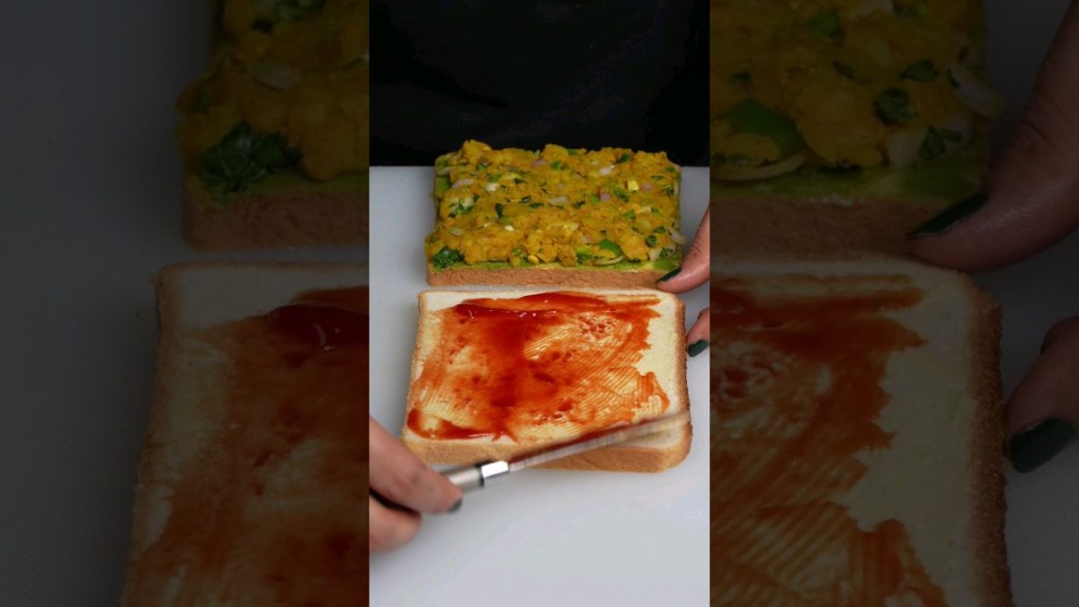 Potato Sandwich 🥪 #asmr #asmrsounds #breakfastrecipe #cooking #shorts #sandwich