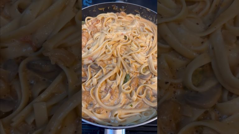 Shrimp pasta recipe #shorts